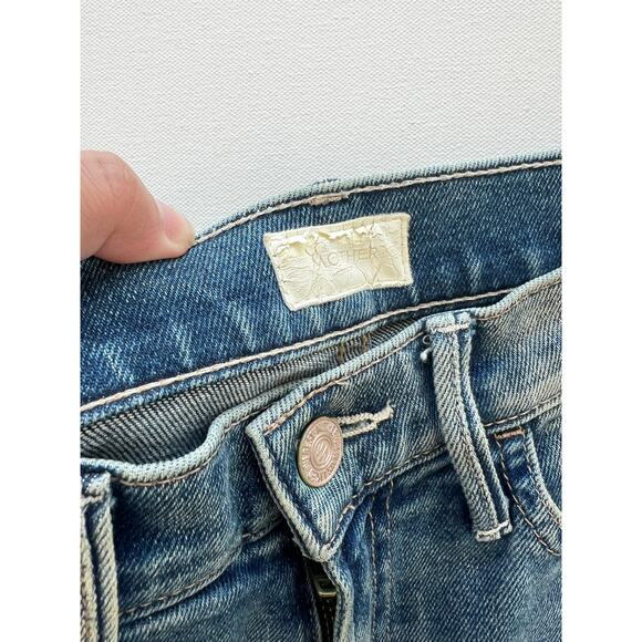 Mother The Hustler Ankle Fray Jeans Smoke ‘Em Wash 25 - Picture 3 of 13